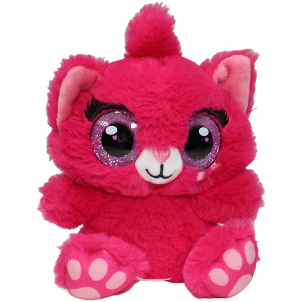 Ojo, pinkes Kätzchen mit Glitzer-Augen