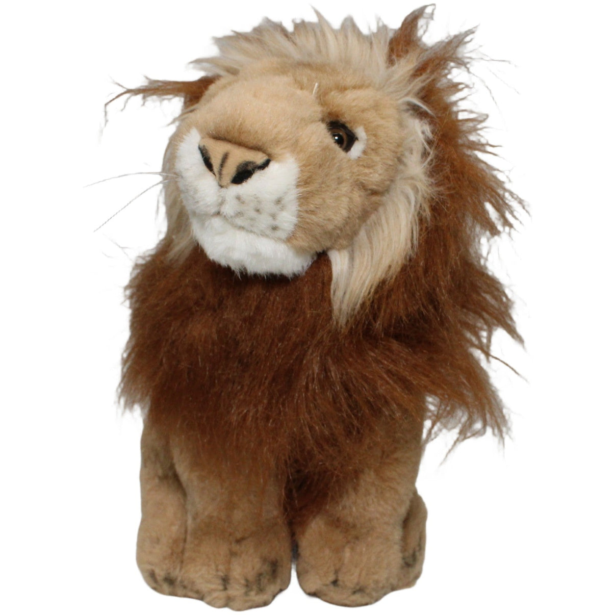 123000021878 Azlan Sitzender Löwe Kuscheltier Kumpel Leo 28cm Beige Braun