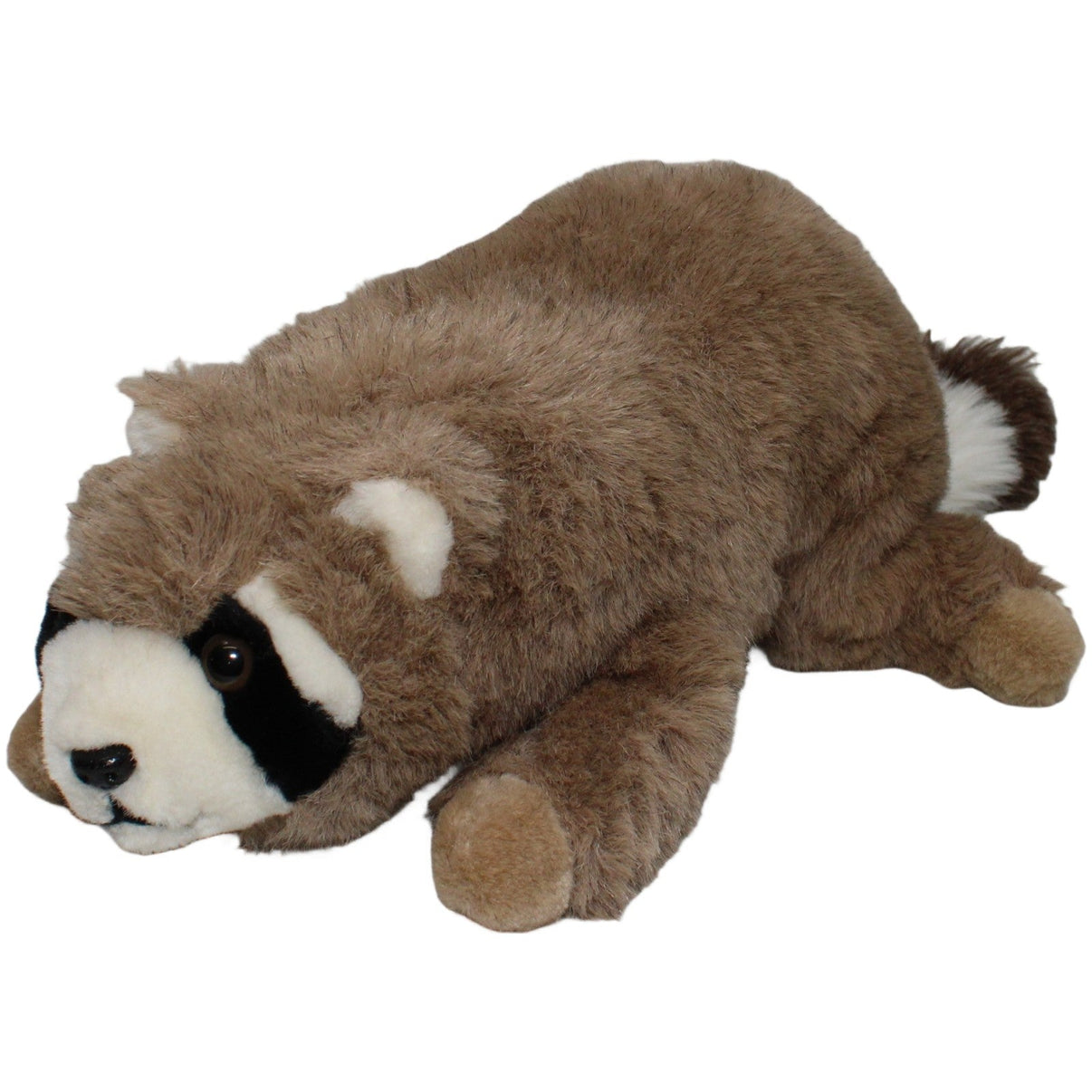 123000021887 John Schmuseweiche Plüschtiere, XL Waschbär liegend Kuscheltier Kumpel Leo 42cm Braun ebay - stofftiere