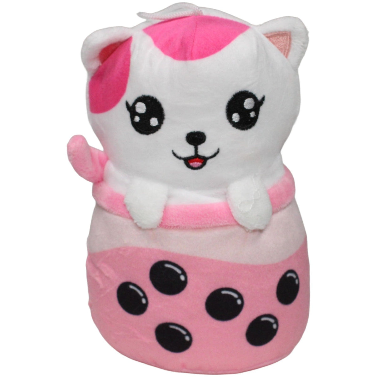123000021918 FLOTI Flos Toys, weiße Katze in rosa Bubble Tea Kuscheltier Kumpel Leo 20cm ebay - stofftiere Gebraucht