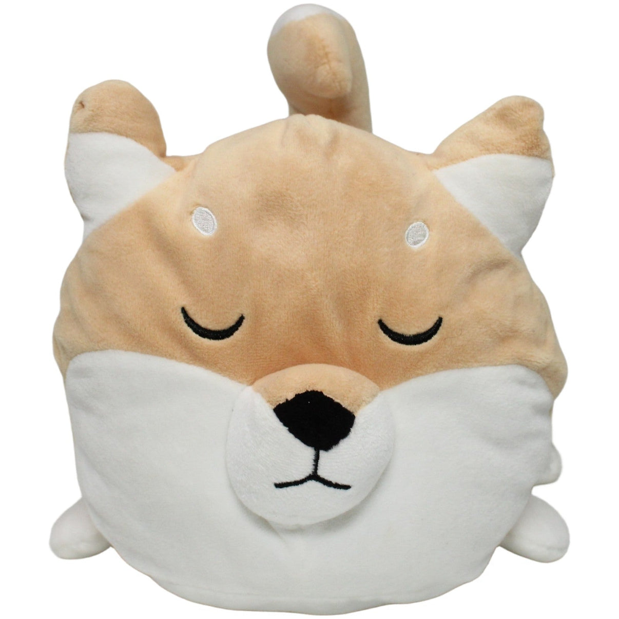 123000021930 TEDI Kuschelfreund, süßer schlafender Shiba Inu Kuscheltier Kumpel Leo 30cm Beige ebay - 20 - stofftiere