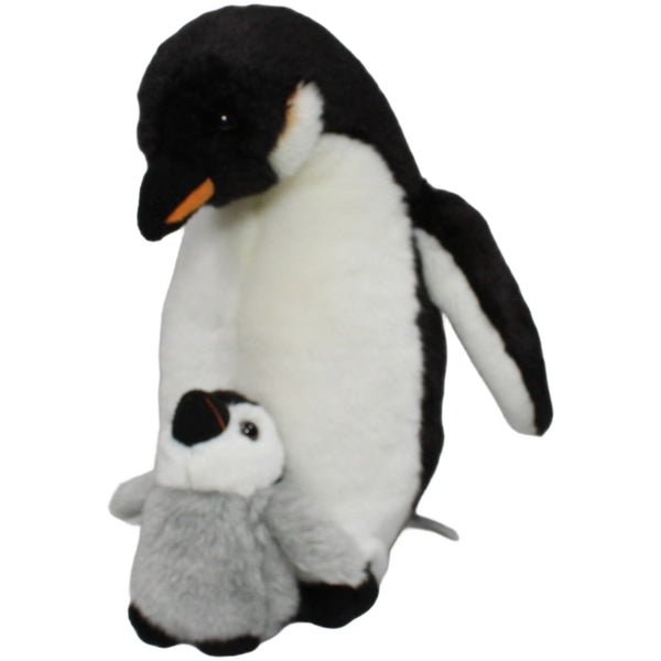 Schöner Pinguin mit Baby, stehend