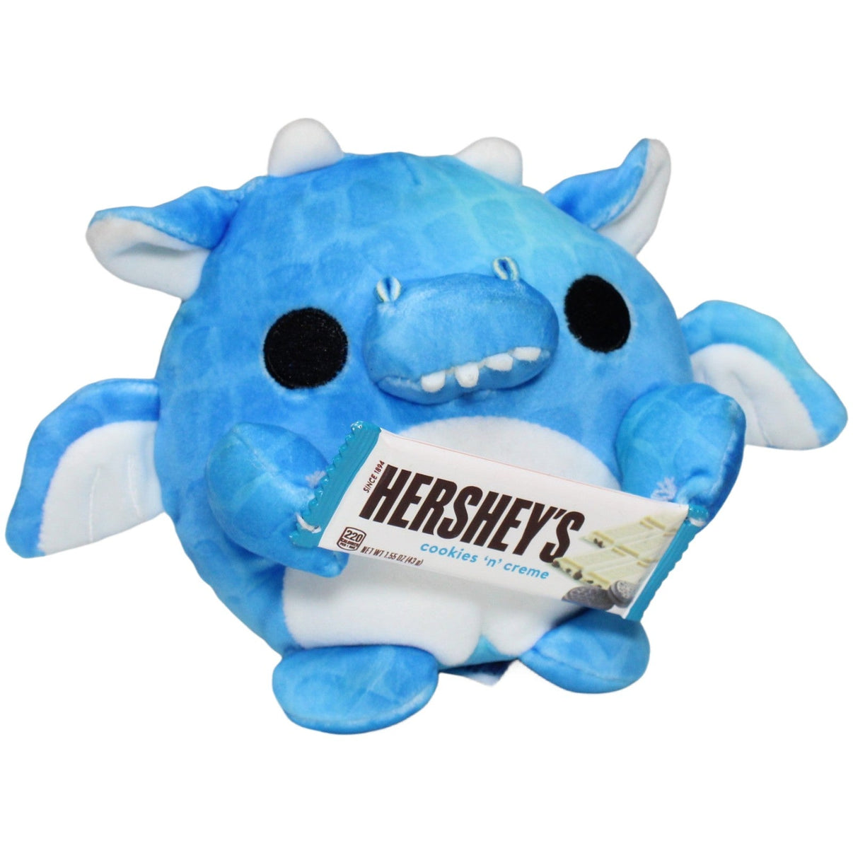 123000021958 Zuru Snackles Serie 2.5 Drache Blaze mit Hersheys Kuscheltier Kumpel Leo 14cm Blau Drache