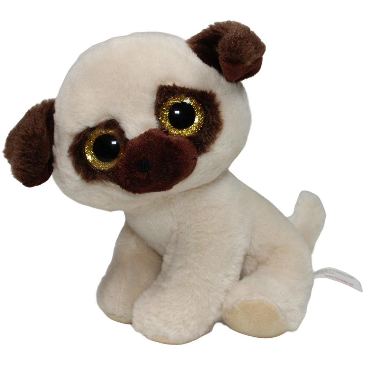 123000021967 Landahl & Baumann Süßer Mops, sitzend Kuscheltier Kumpel Leo 25cm Beige Braun