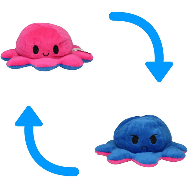 REVERSIBLE OCTOPUS, Wendetier Oktopus pink/blau