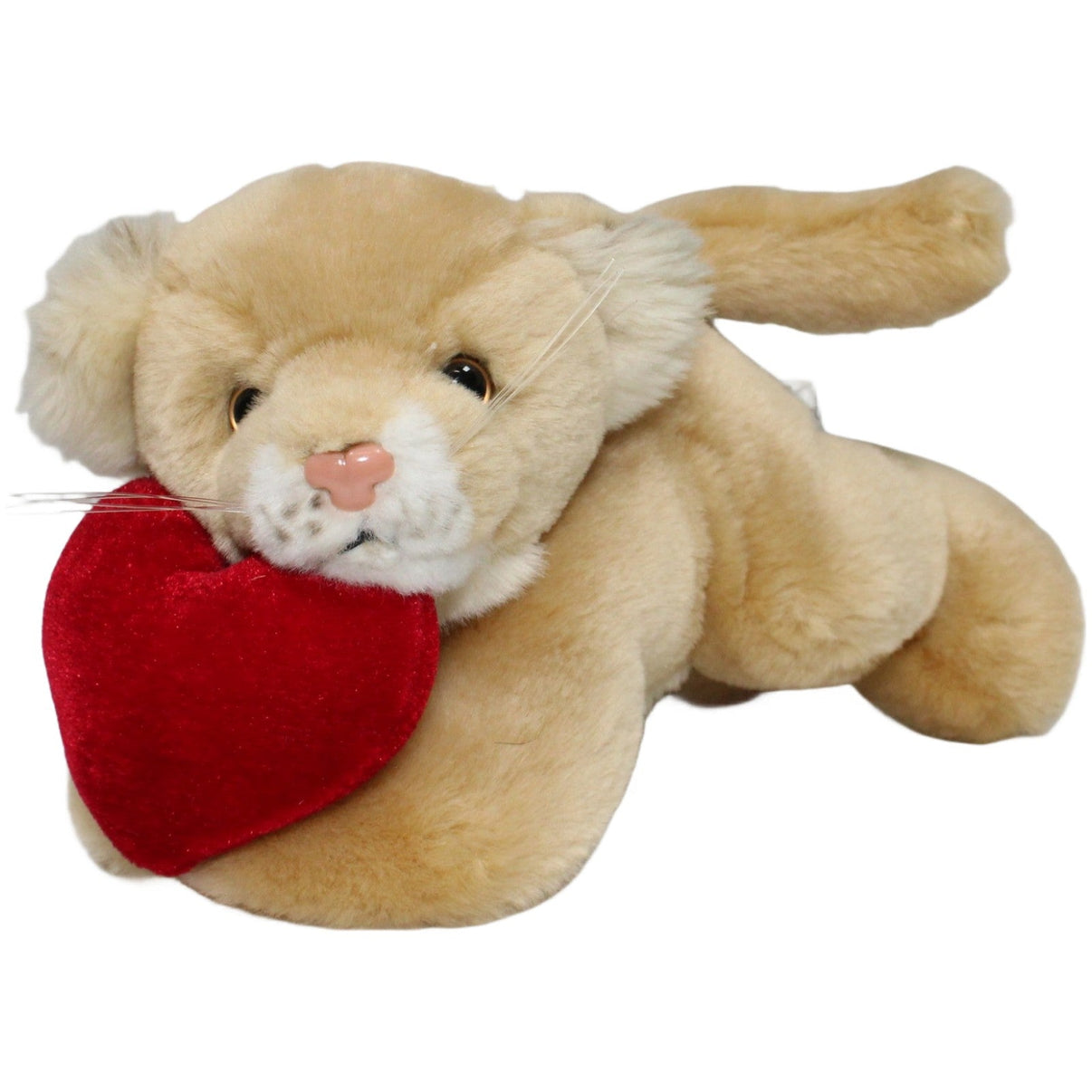 123000022022 Uni - Toys Süßes Löwenjunges mit Herz, liegend Kuscheltier Kumpel Leo 20cm Beige ebay - stofftiere