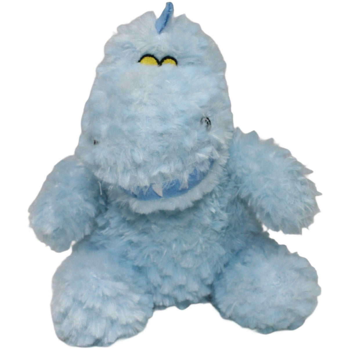 123000022025 HiSkin Süßer blauer Dino, sitzend Kuscheltier Kumpel Leo 20cm Action Blau