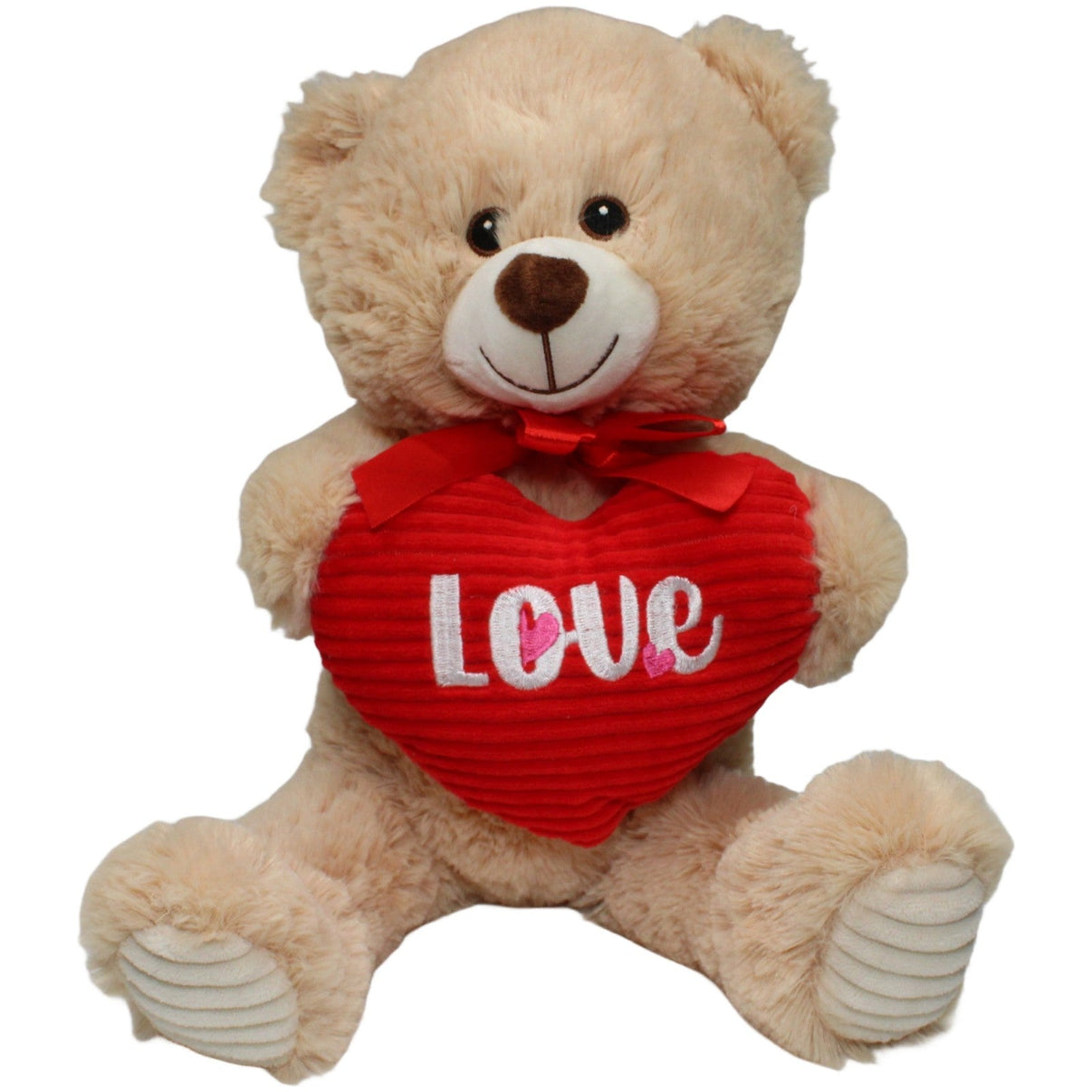 123000022031 ZD Trading Action, XL Schlenker Teddy mit Cord - Herz "Love" Kuscheltier Kumpel Leo 45cm Braun ebay - 20 - stofftiere