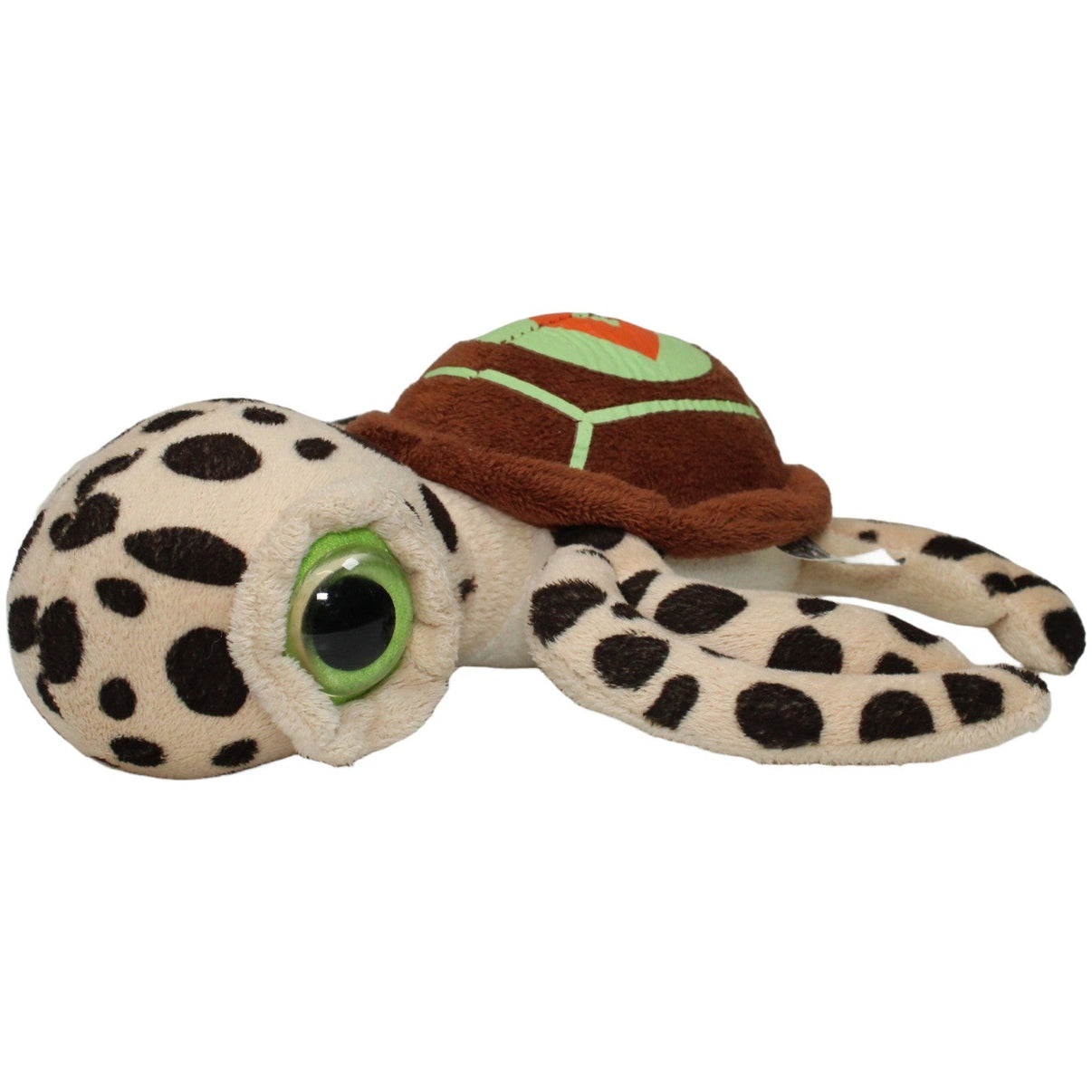 123000022033 FLOTI Flos Toys, beige Schildkröte mit braunem Panzer Kuscheltier Kumpel Leo 24cm Beige Braun