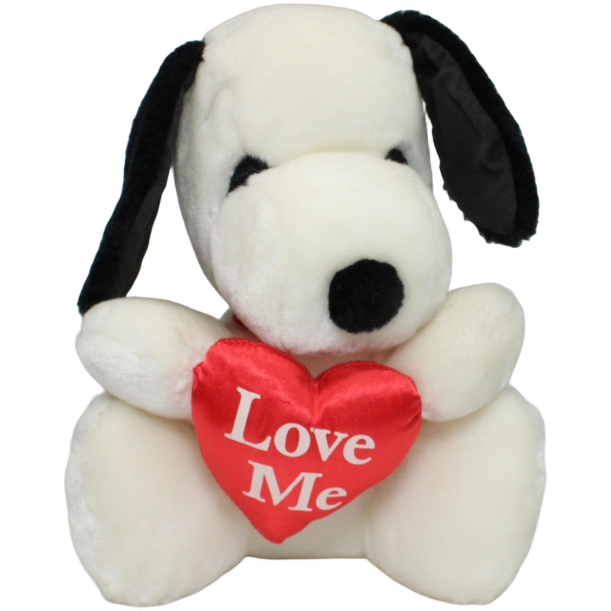 123000022059 United Feature Syndicate Snoopy mit Herz "Love Me" aus Die Peanuts Kuscheltier Kumpel Leo 1968 22cm _Vintage_