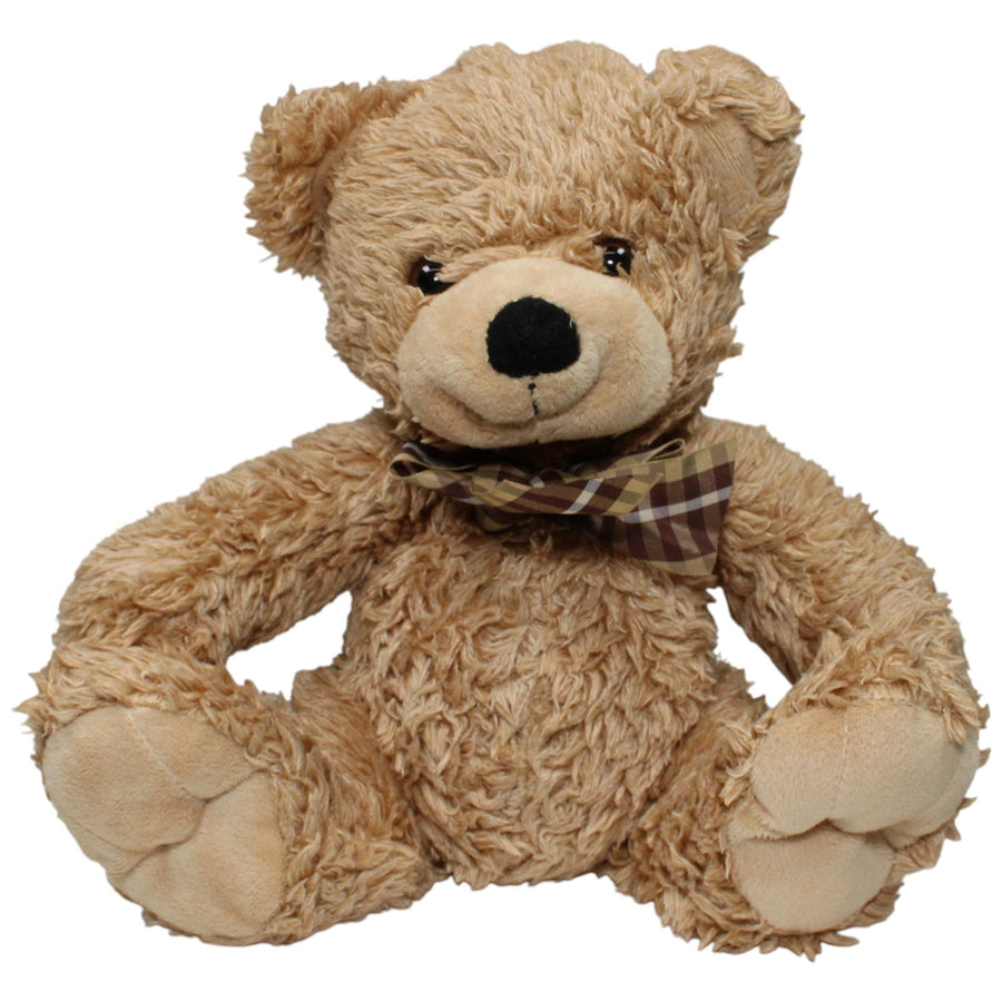 Zotteliger Teddy mit Schleife