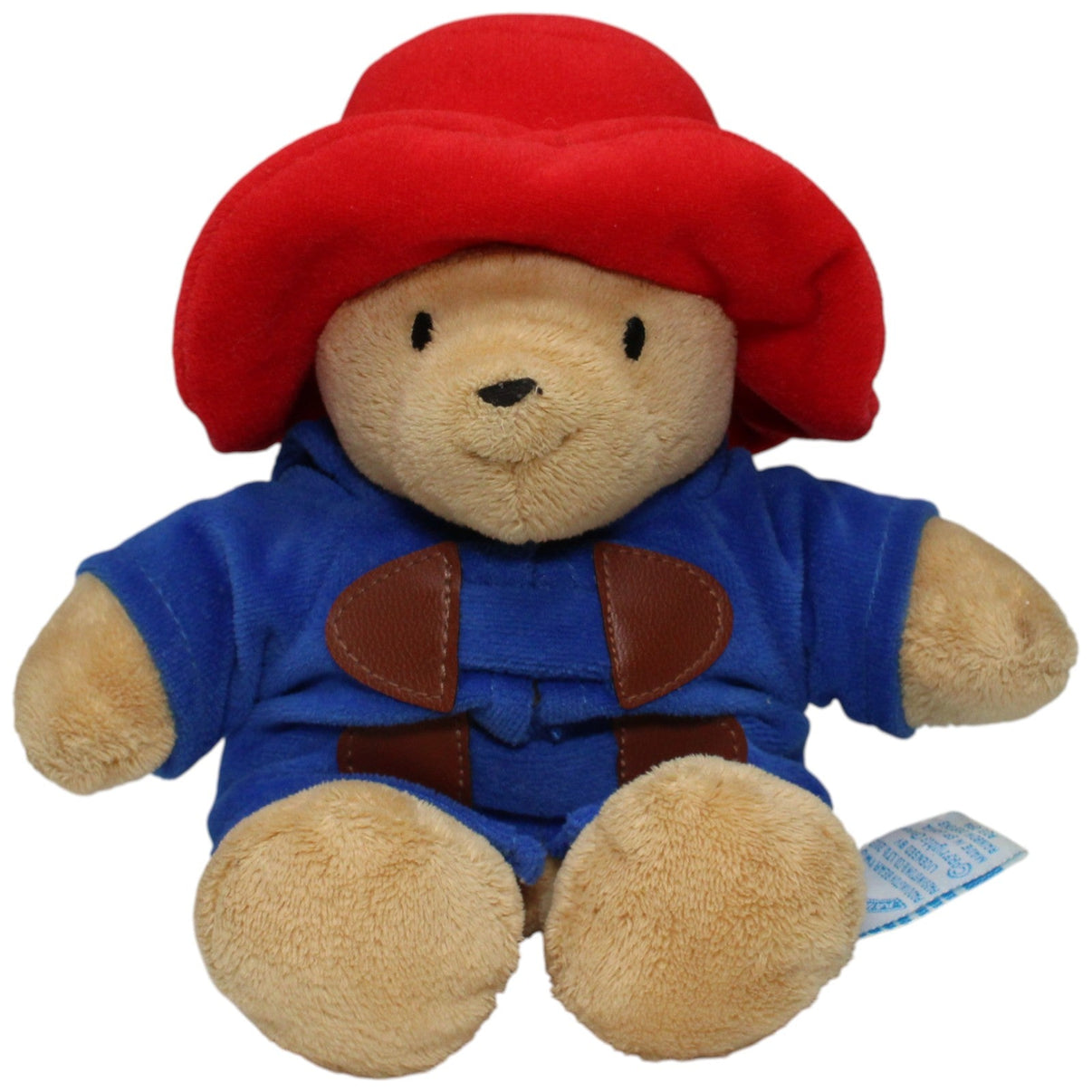 123000022161 Rainbow Designs Paddington Bär mit blauer Jacke & rotem Hut Kuscheltier Kumpel Leo 22cm _Vintage_ Blau