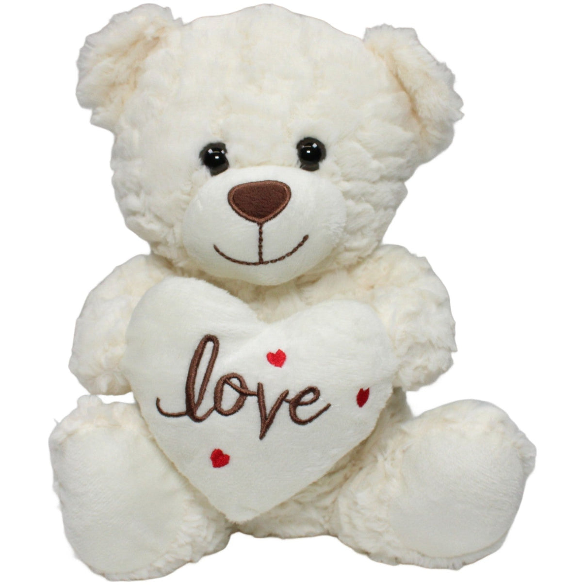123000022184 Müller Weißer Teddybär mit Herz "Love", sitzend Kuscheltier Kumpel Leo 29cm ebay - 20 - stofftiere Gebraucht