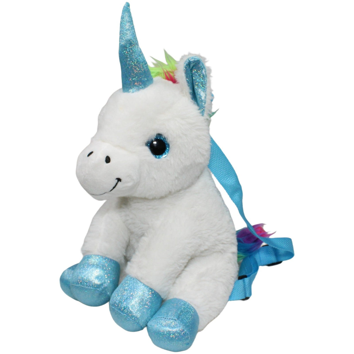 123000022186 General Trade Süßes weißes Einhorn Rucksack Kumpel Leo 31cm ebay - 20 - taschen - rucksaecke Einhorn