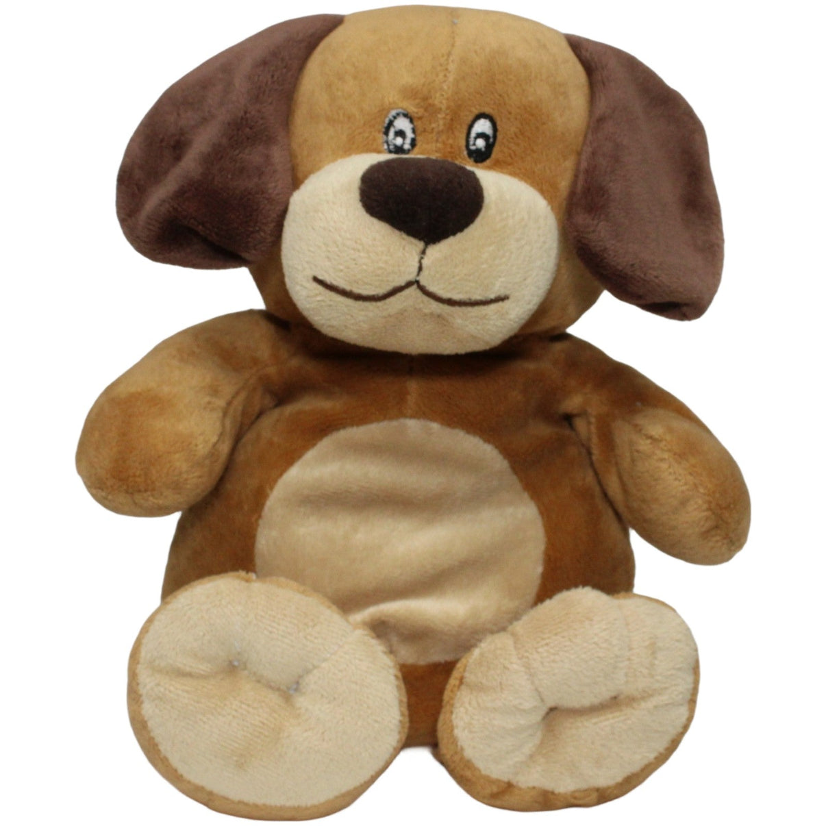 123000022209 KiK Brauner Hund Kuscheltier Kumpel Leo 32cm Beige Braun