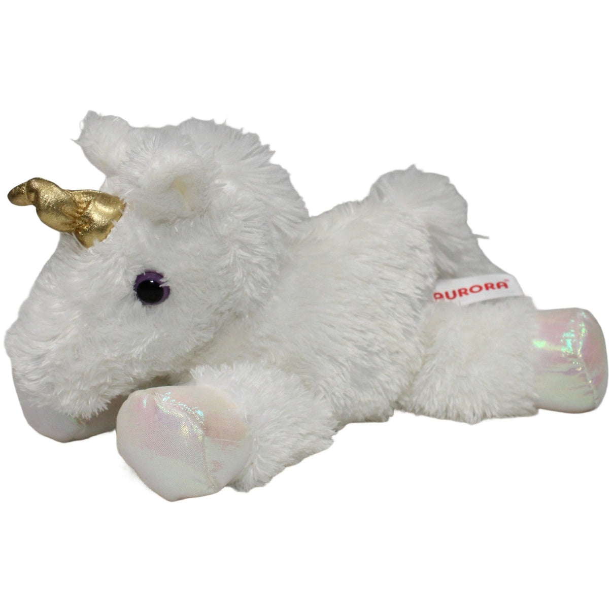 123000022247 Aurora Weißes Einhorn mit goldenem Horn Kuscheltier Kumpel Leo 22cm ebay - stofftiere Einhorn