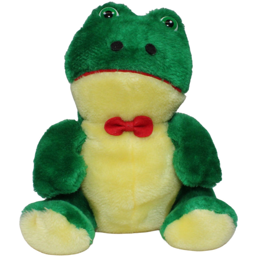 Süßer Frosch mit roter Schleife