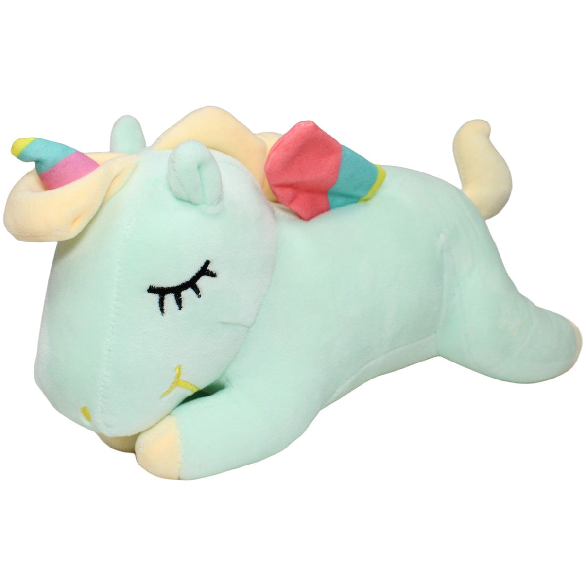 123000022369 Lissipuppe Superweiches schlafendes Einhorn, grün Kuscheltier Kumpel Leo 30cm ebay - stofftiere Einhorn