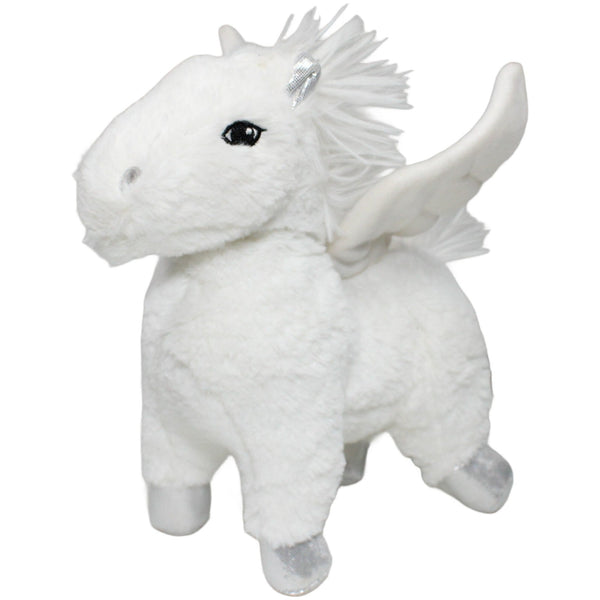 Weißes Einhorn mit Flügeln