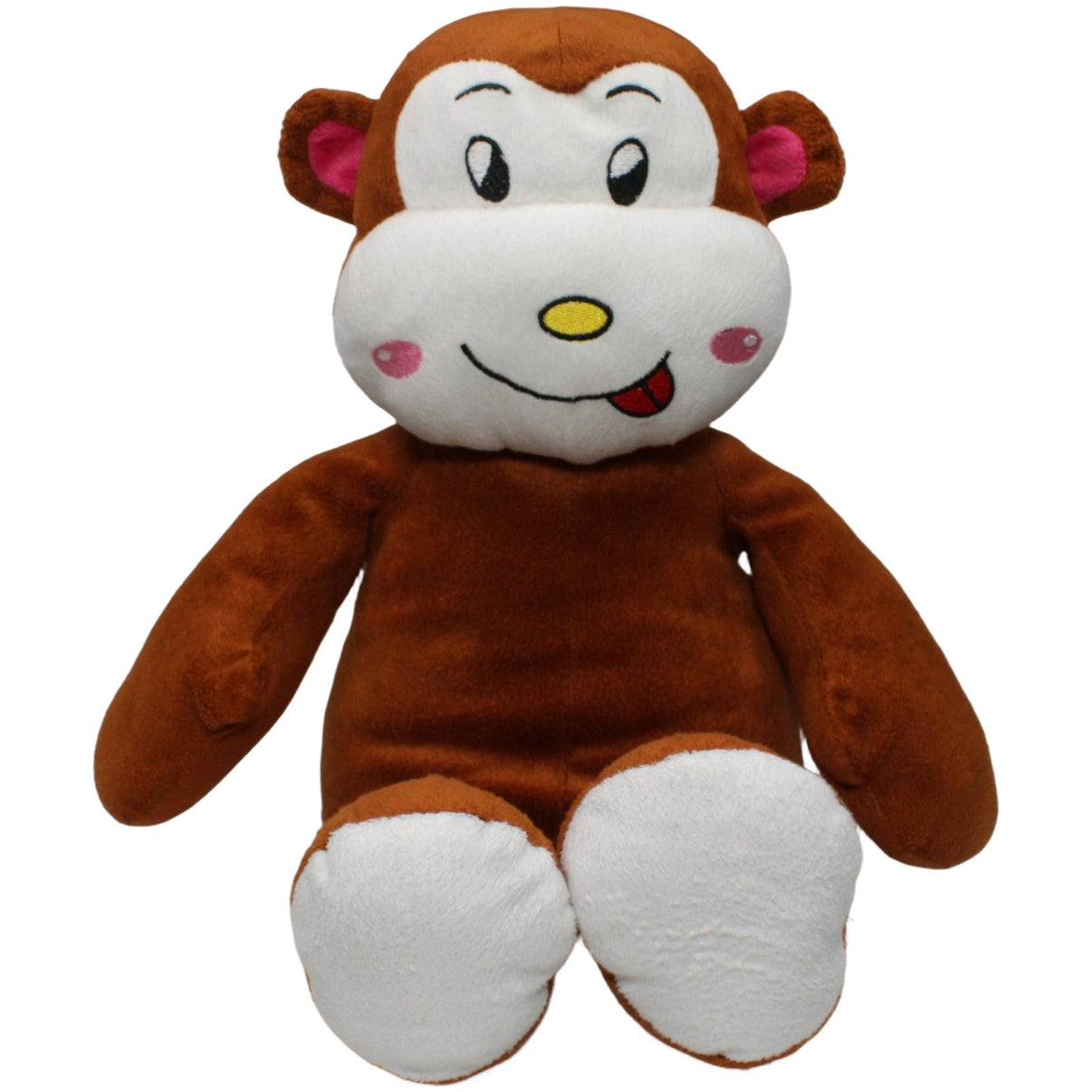 123000022390 Testrut Brauner Schlenker Affe, XL Kuscheltier Kumpel Leo 40cm _Wieder Da_ Affe