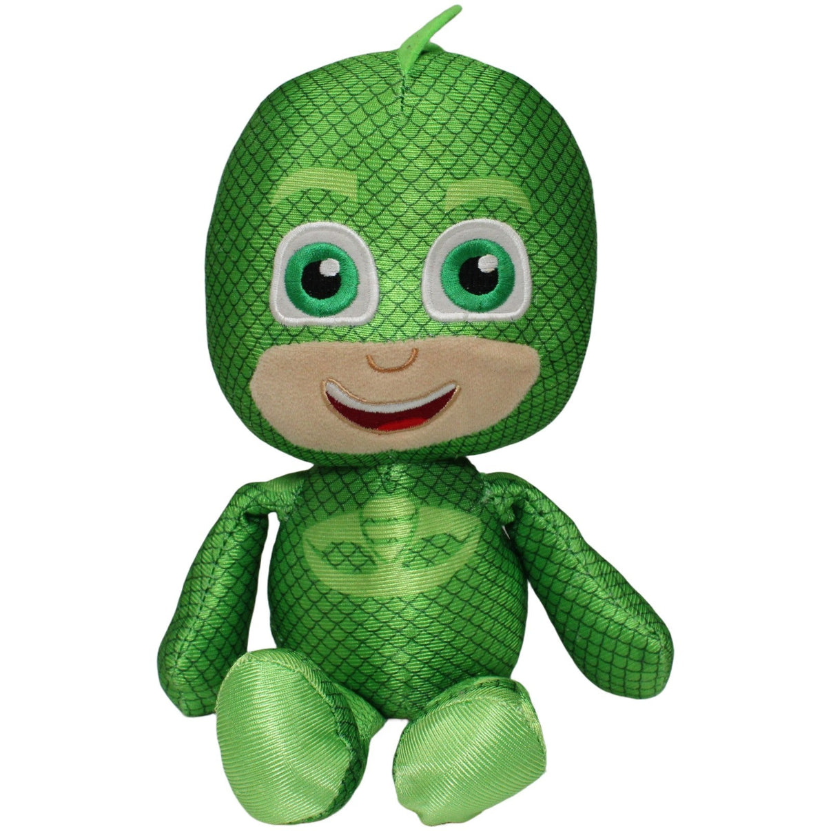 123000022404 Play by Play Gecko aus PJ Masks, groß Plüschfigur Kumpel Leo 35cm Beige Charakter