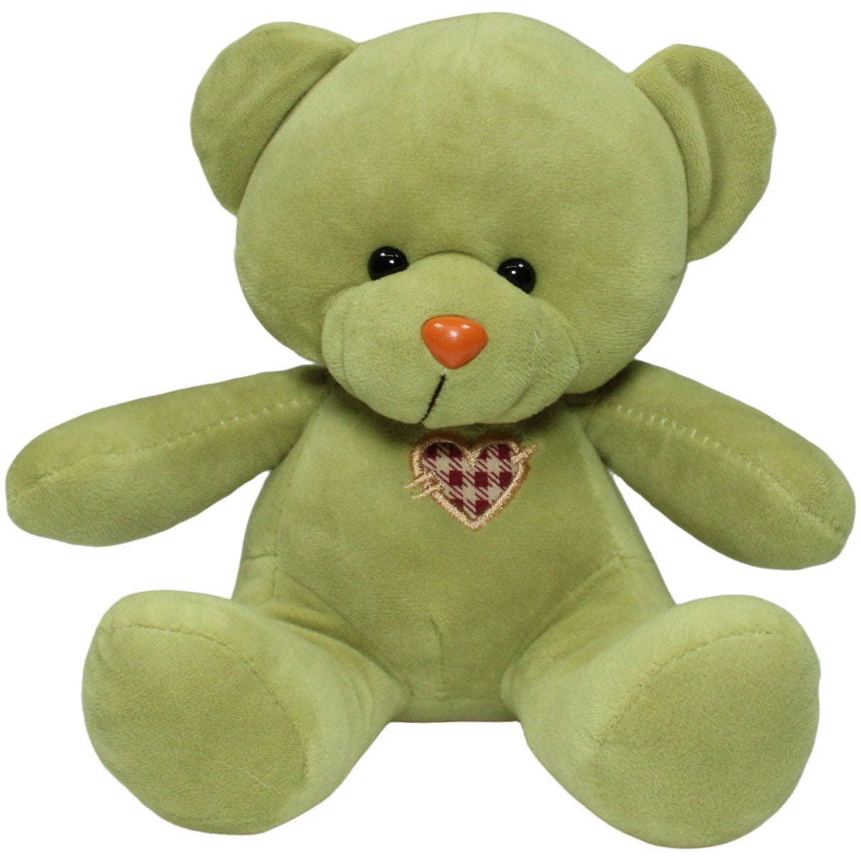 123000022461 NICI Sitzender Teddy mit Herz, olivgrün Kuscheltier Kumpel Leo 20cm _Wieder Da_ ebay - 20 - stofftiere
