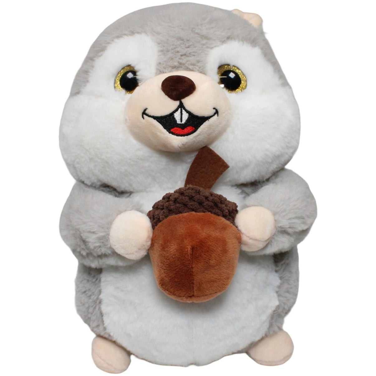 123000022486 FLOTI Flos Toys, graues Eichhörnchen mit Glitzeraugen & Nuss Kuscheltier Kumpel Leo 30cm Beige ebay - 20 - stofftiere