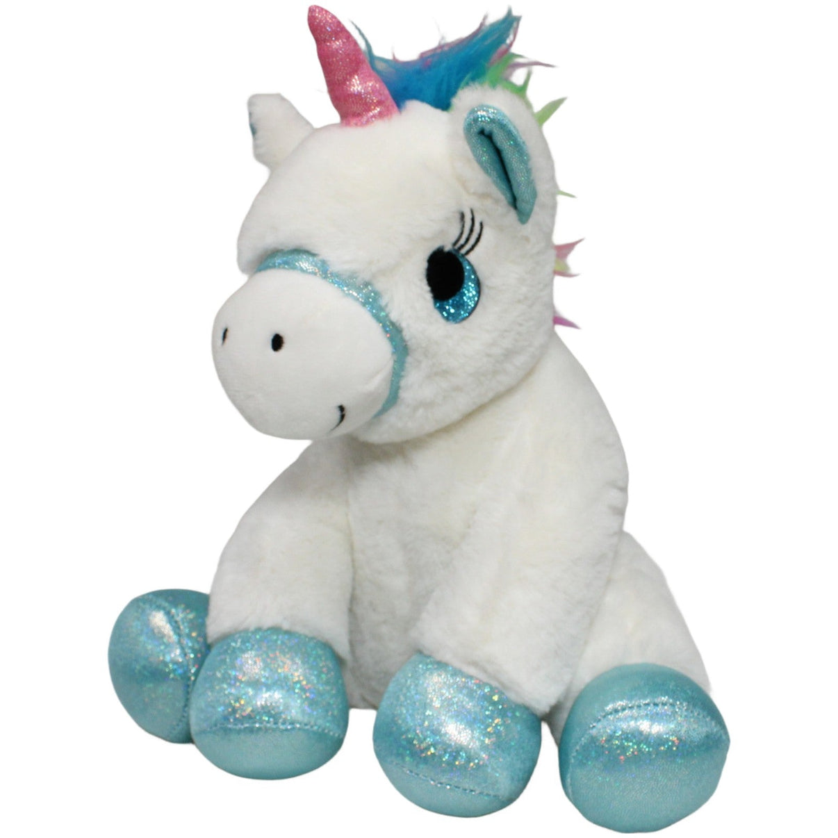 123000022506 Ernstings family Weißes Einhorn mit Regenbogen Mähne Kuscheltier Kumpel Leo 25cm ebay - 20 - stofftiere Einhorn