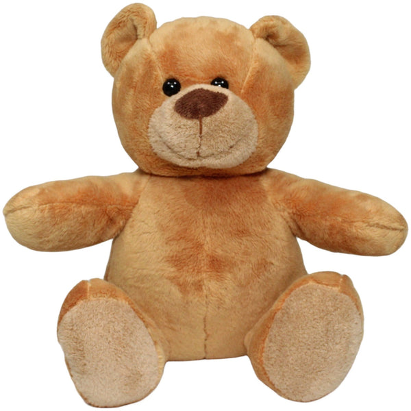 Sitzender Teddybär, hellbraun