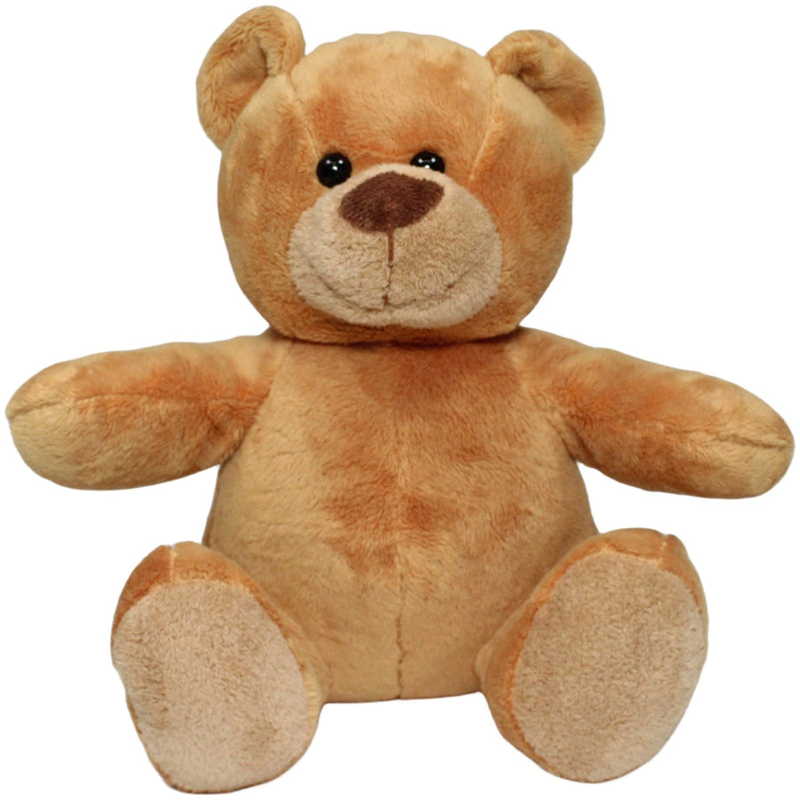 Sitzender Teddybär, hellbraun