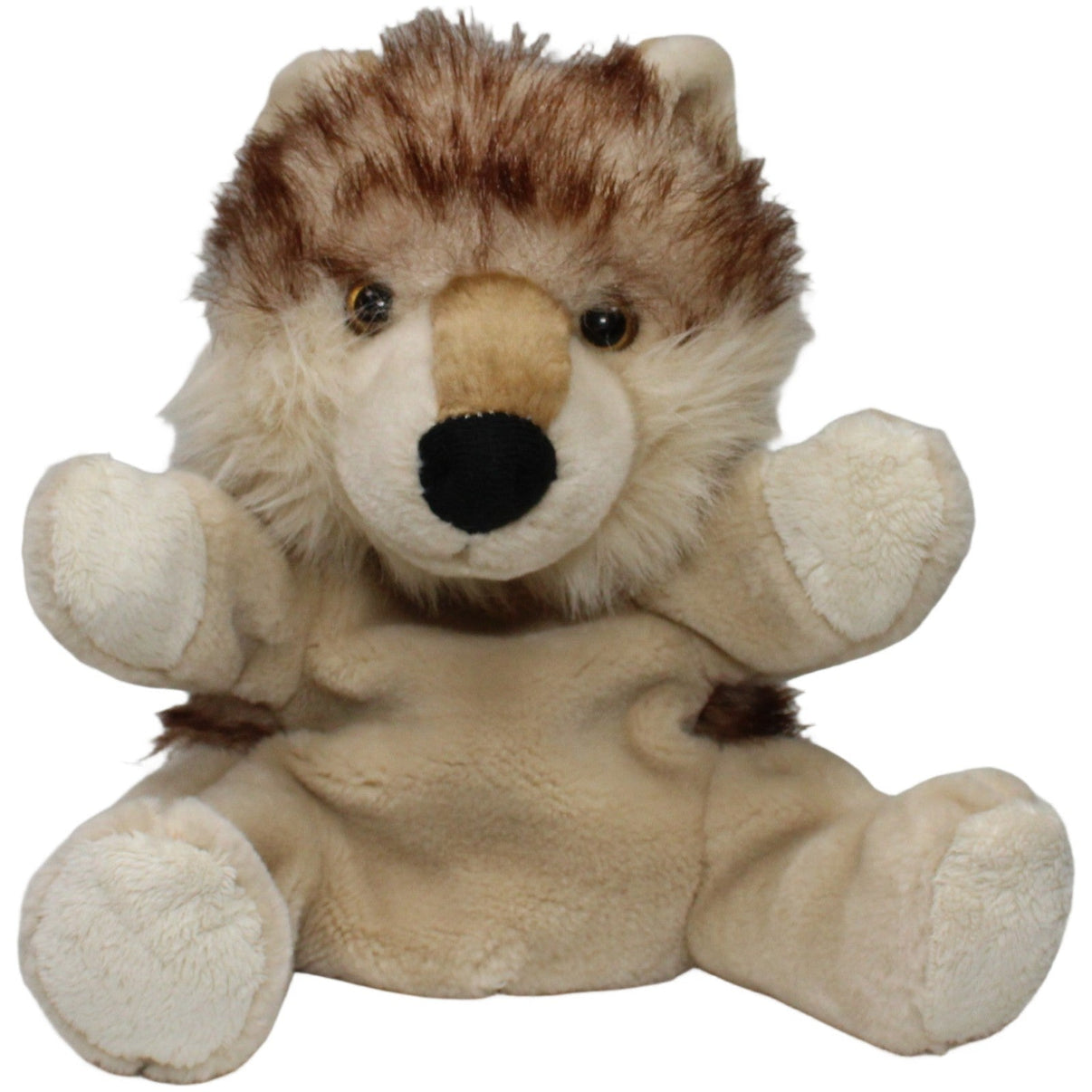 123000022539 Wild Republic Wolf Handpuppe Kumpel Leo 25cm Beige Braun