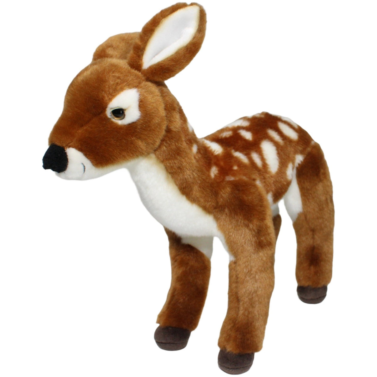123000022569 Uni - Toys Schönes Rehkitz, stehend Kuscheltier Kumpel Leo 30cm _Wieder Da_ Braun