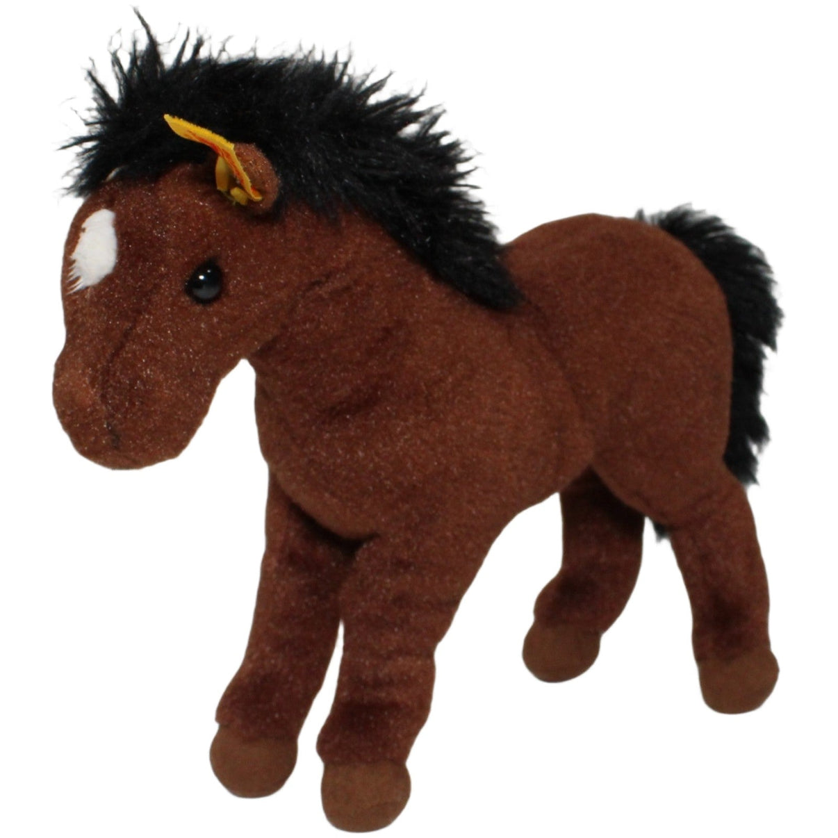 123000022570 Steiff Hannoveraner Hanno (280351) Kuscheltier Kumpel Leo 1980er 22cm Braun