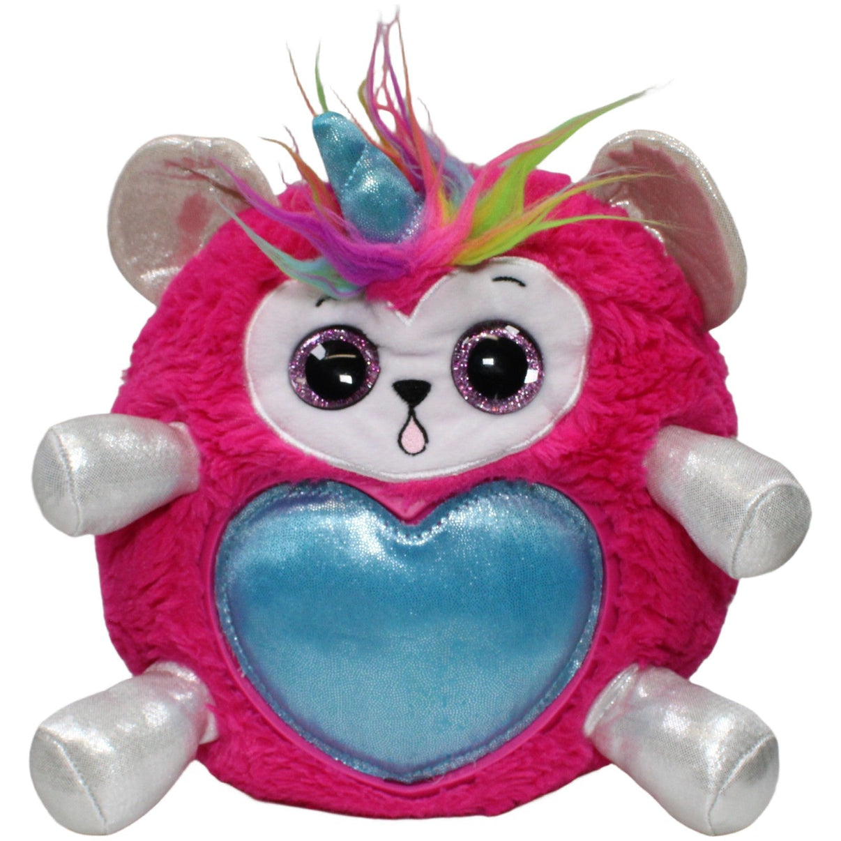 123000022579 Zuru Rainbocorns, pinker Affe Kuscheltier Kumpel Leo 25cm Affe Blau