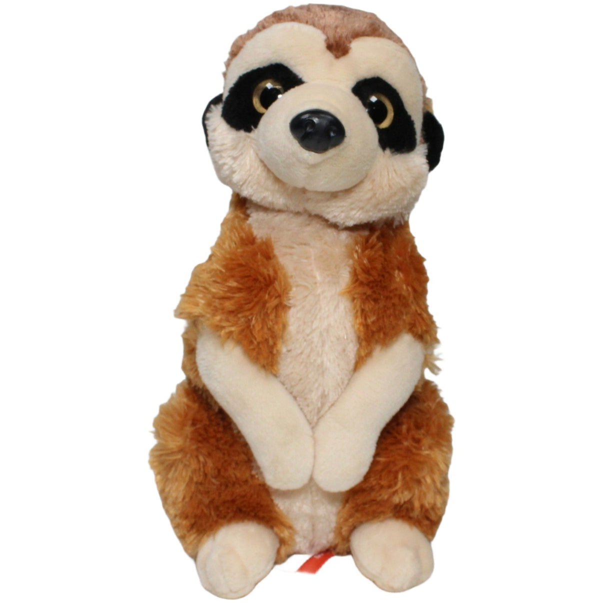 123000022602 Wild Republic Erdmännchen mit zotteligem Fell, stehend Kuscheltier Kumpel Leo 20cm Beige Braun
