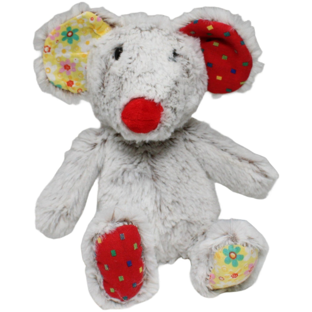 123000022612 Sunkid Maus mit gemusterten Ohren, hellgrau Kuscheltier Kumpel Leo 24cm ebay - stofftiere Gebraucht