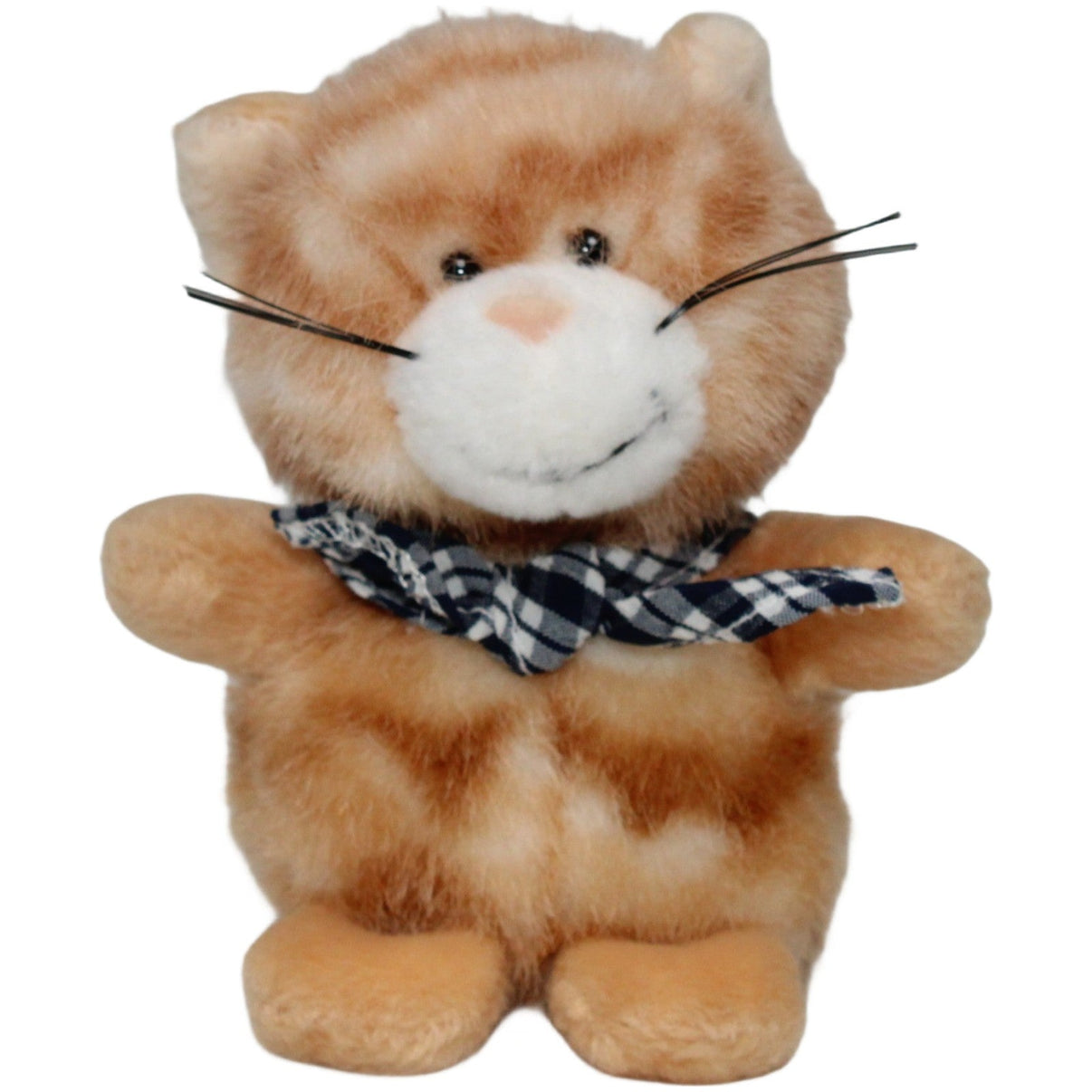123000022667 NICI Katze mit Halstuch, rot - gestreift Schlüsselanhänger Kumpel Leo 12cm Beige ebay - taschen - rucksaecke
