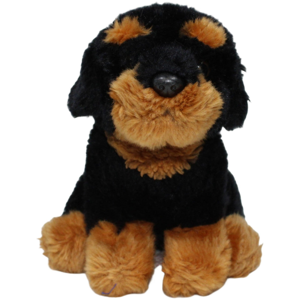 123000022673 Teddy - Hermann Kleiner Rottweiler, sitzend Kuscheltier Kumpel Leo 15cm Braun ebay - stofftiere