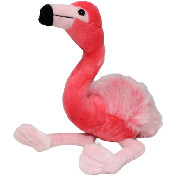 Pinker Flamingo, sitzend
