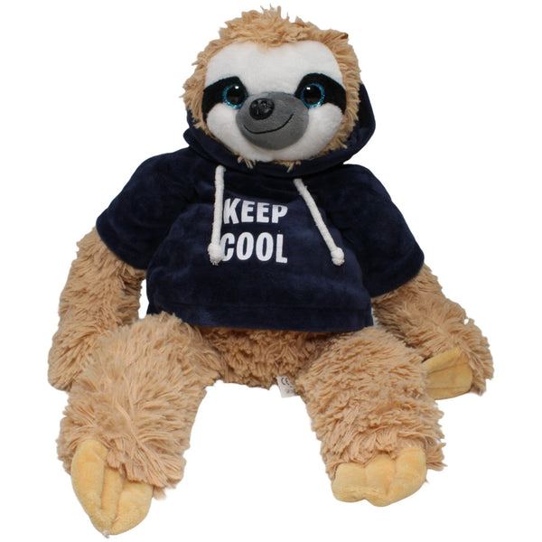 Flos Toys, XL Faultier "KEEP COOL" mit Klett-Händen