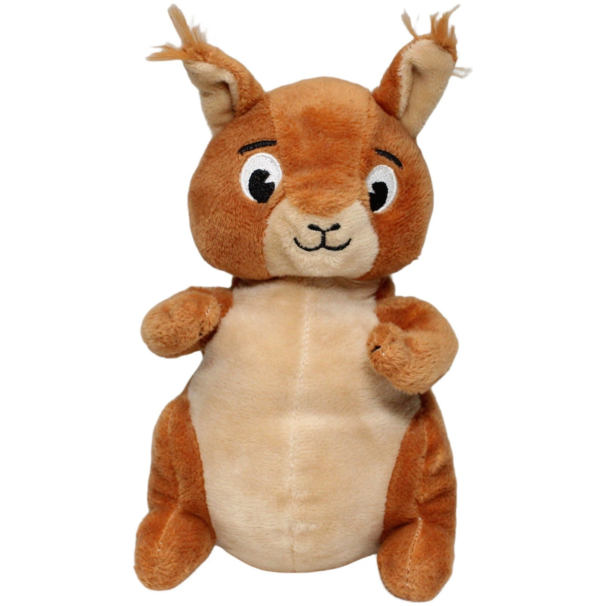123000022740 Dieter Kehl Werbeartikel Sparkasse, süßes Eichhörnchen Kuscheltier Kumpel Leo 20cm Beige Braun