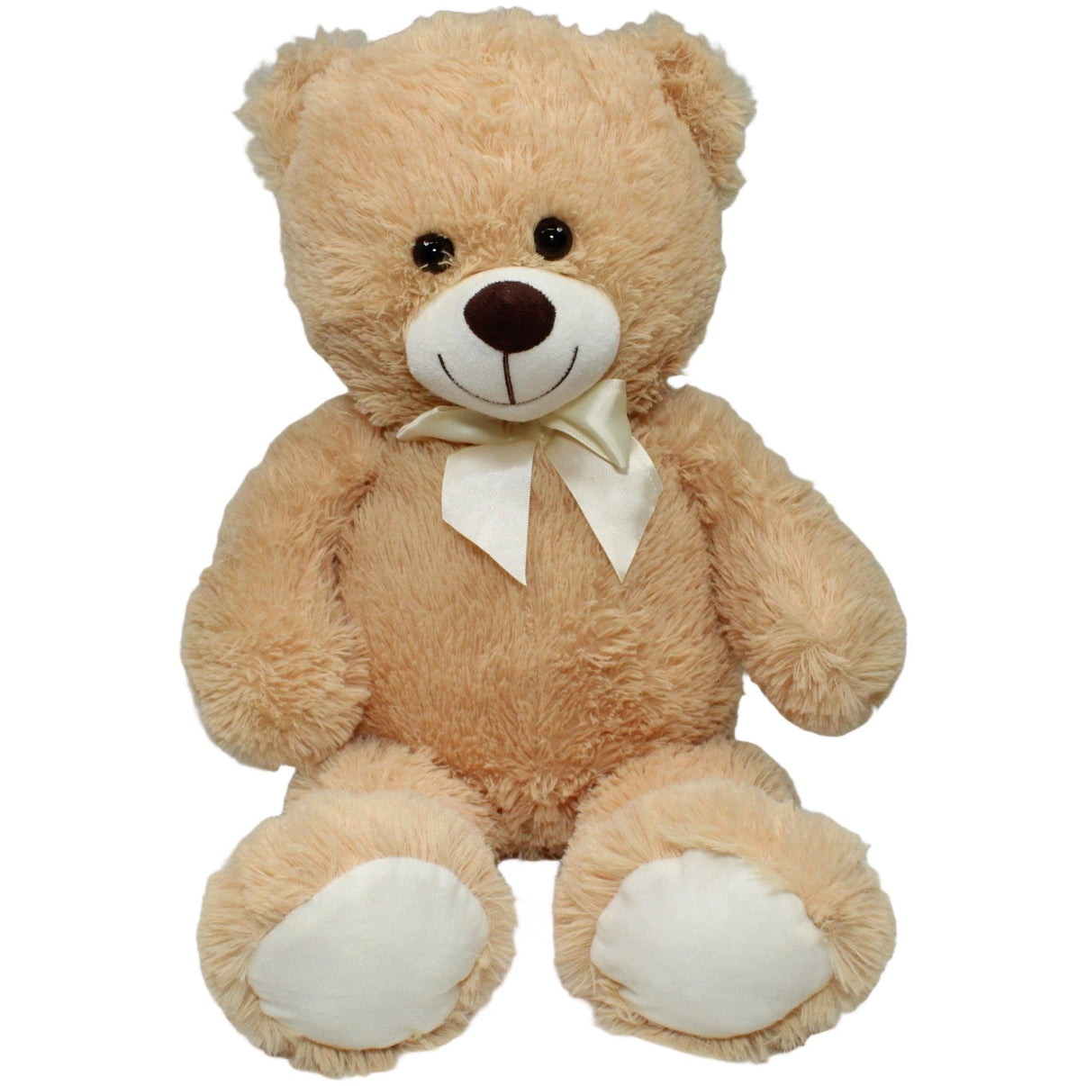 123000022744 Heunec XXL Teddybär mit Schleife, beige Kuscheltier Kumpel Leo 65cm Beige ebay - 20 - stofftiere