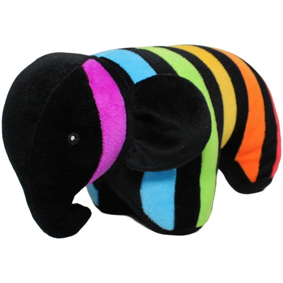Maskottchen, Elefant mit Pinsel-Schwanz