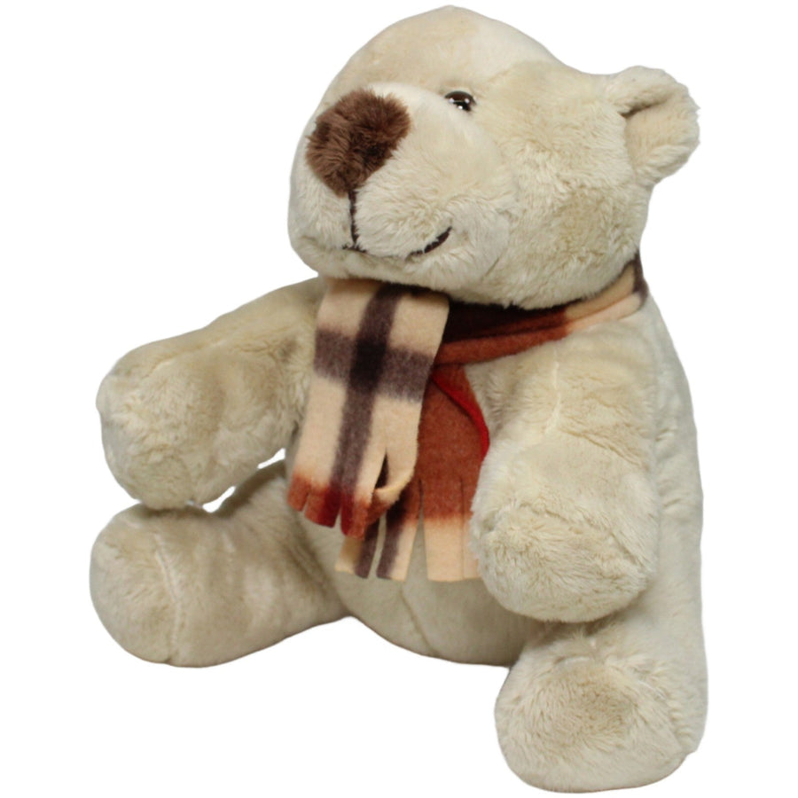 Tröster-Teddy mit buntem Schal