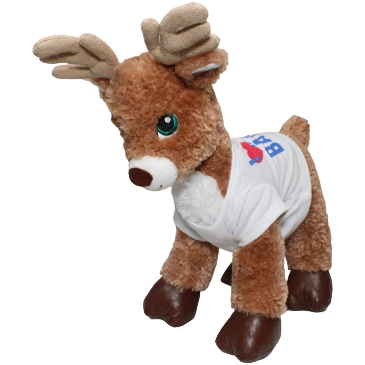 123000022793 Build - A - Bear XL Rentier mit Shirt "I ❤ Bärlin " Kuscheltier Kumpel Leo 40cm _Wieder Da_ Braun