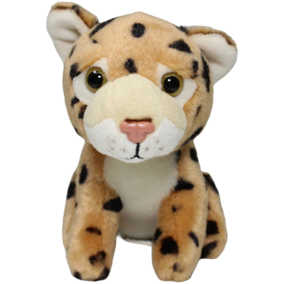 123000022805 Petjes World Süßer kleiner Gepard Kuscheltier Kumpel Leo 14cm Beige Braun