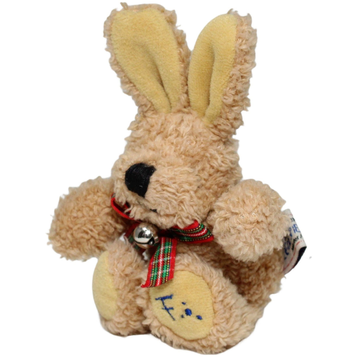 123000022823 Die Spiegelburg Felix der Hase mit Glocke aus Briefe von Felix, klein Kuscheltier Kumpel Leo 16cm Beige Braun