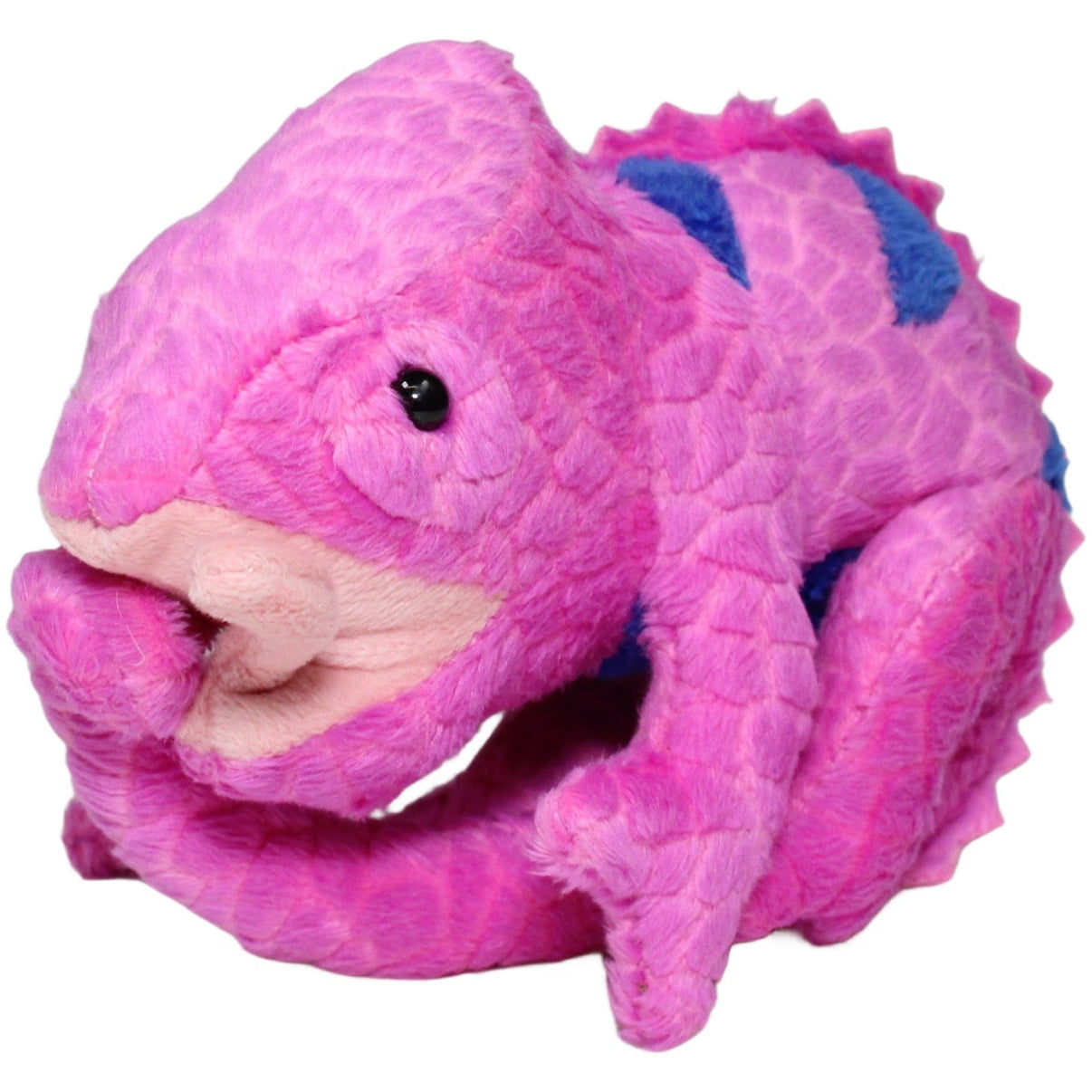 123000022824 Cornelissen Chamäleon, pink Kuscheltier Kumpel Leo 15cm Blau Chamäleon