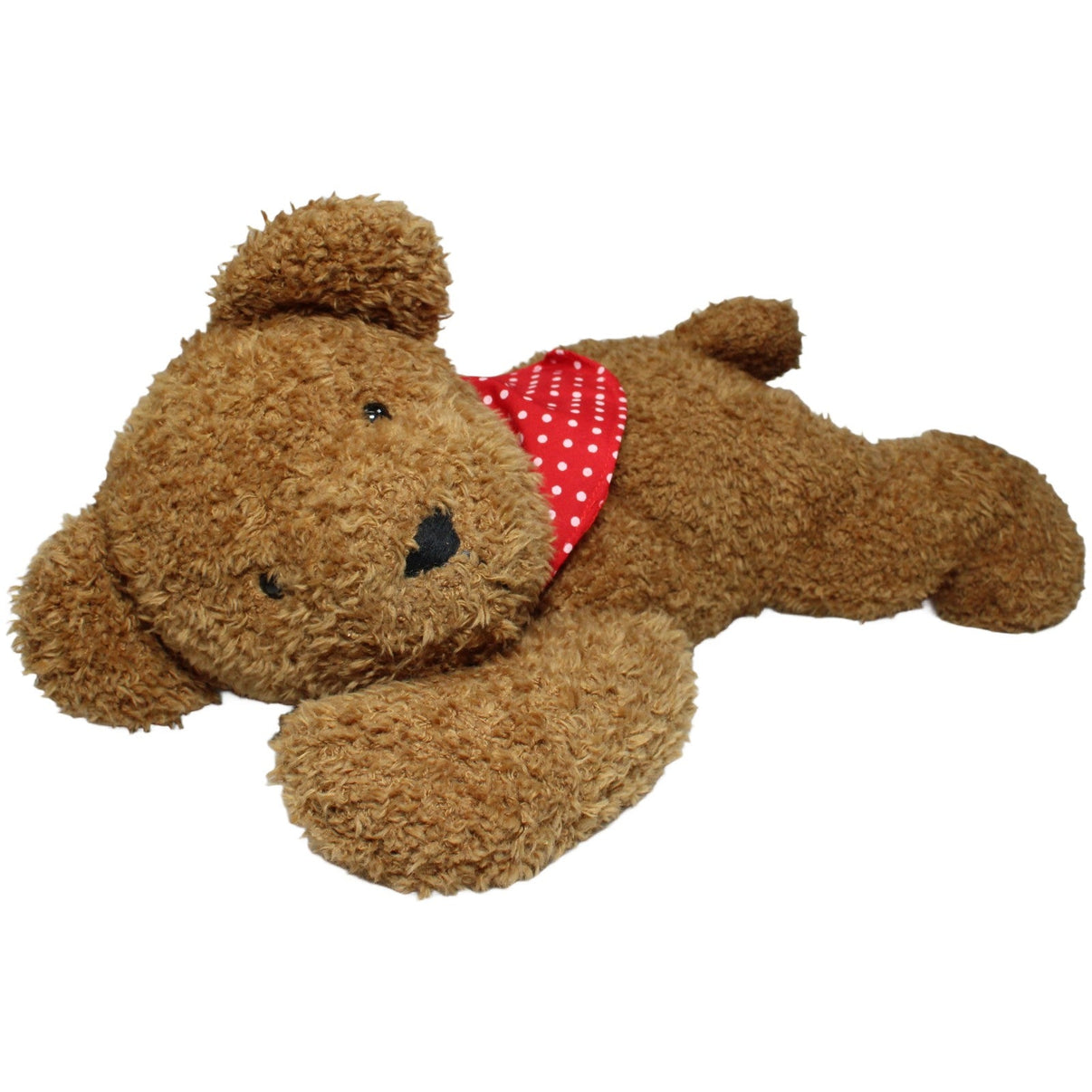 123000022872 Sunkid XL Teddybär mit rotem Halstuch, liegend Kuscheltier Kumpel Leo 45cm Braun ebay - 20 - stofftiere