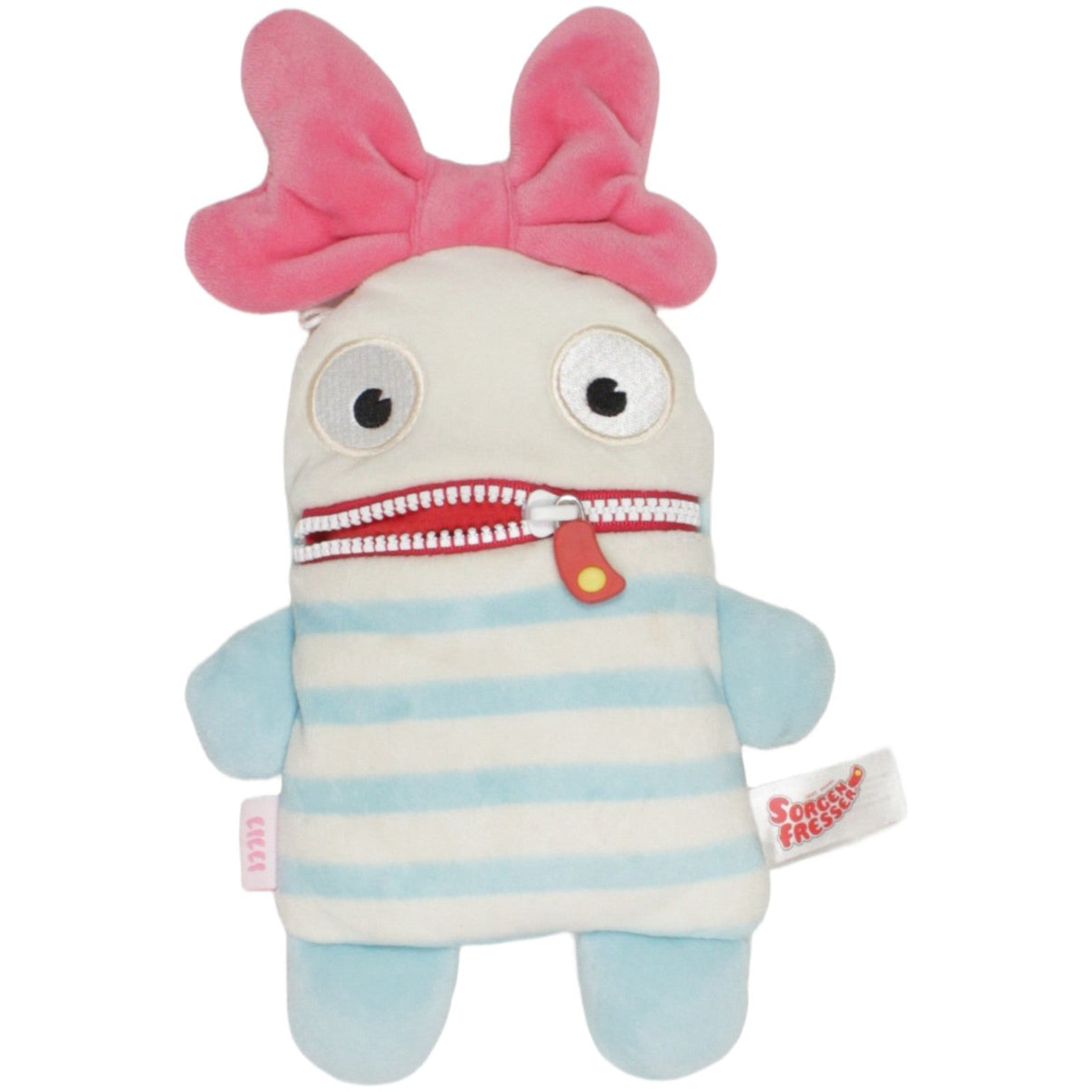 123000022898 Schmidt Sorgenfresser Lilli Kuscheltier Kumpel Leo 28cm Beige Blau